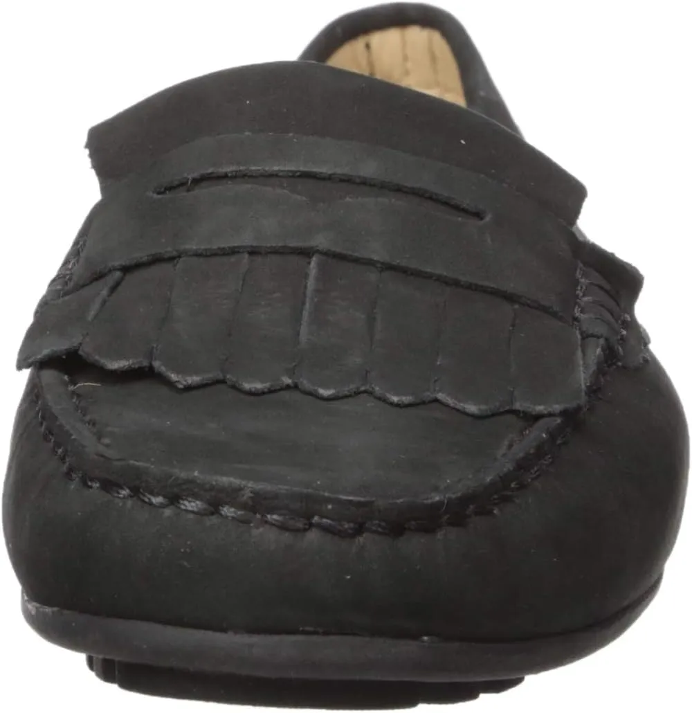 Driver Club USA Women's Leather Made in Brazil Kilt Detail Driver Moc Loafer
