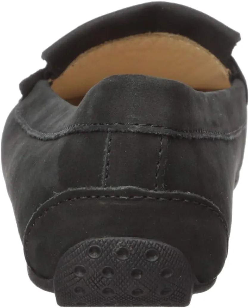 Driver Club USA Women's Leather Made in Brazil Kilt Detail Driver Moc Loafer