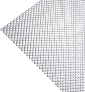 Drop Ceiling Light Panels | Clear Acrylic Prismatic Ceiling Lighting Panels | 5 PACK | 21.875" x 45.875" | 0.100" Thick | Fluorescent Lighting for Overhead Fixture Cover | Fluorescent Light Panel