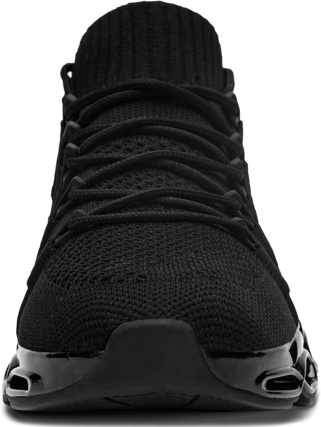 DYKHMILY Steel Toe Wide Sneakers for Women Lightweight Safety Shoes Breathable Slip on Work Shoe