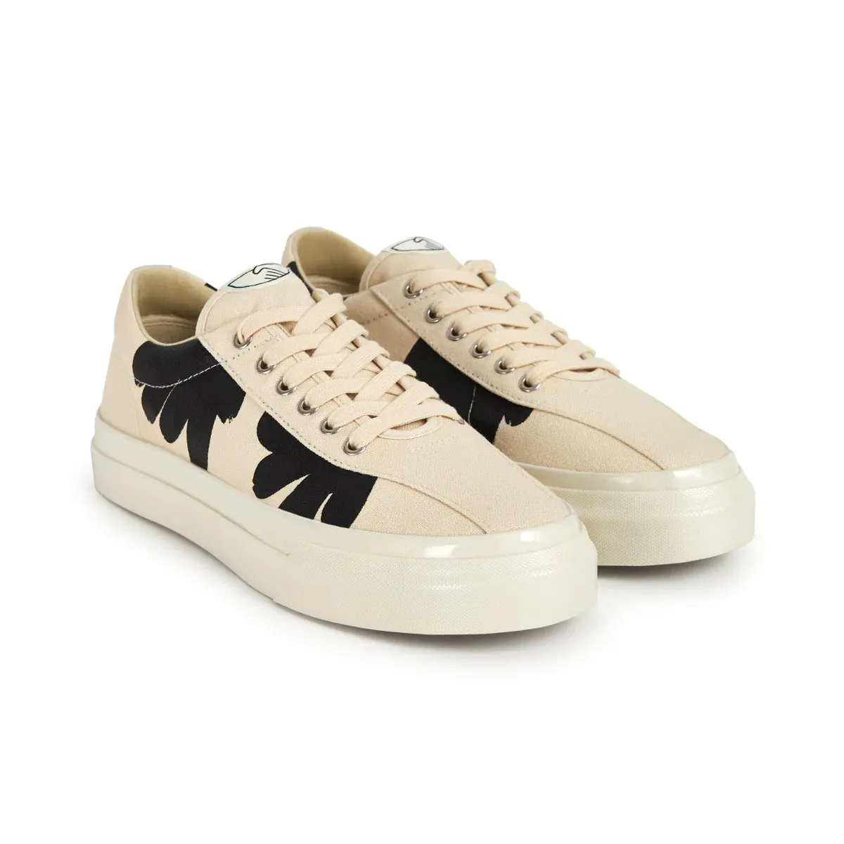 Ecru Black Shroom Hands Suede Dellow Cup Sneakers (unisex)