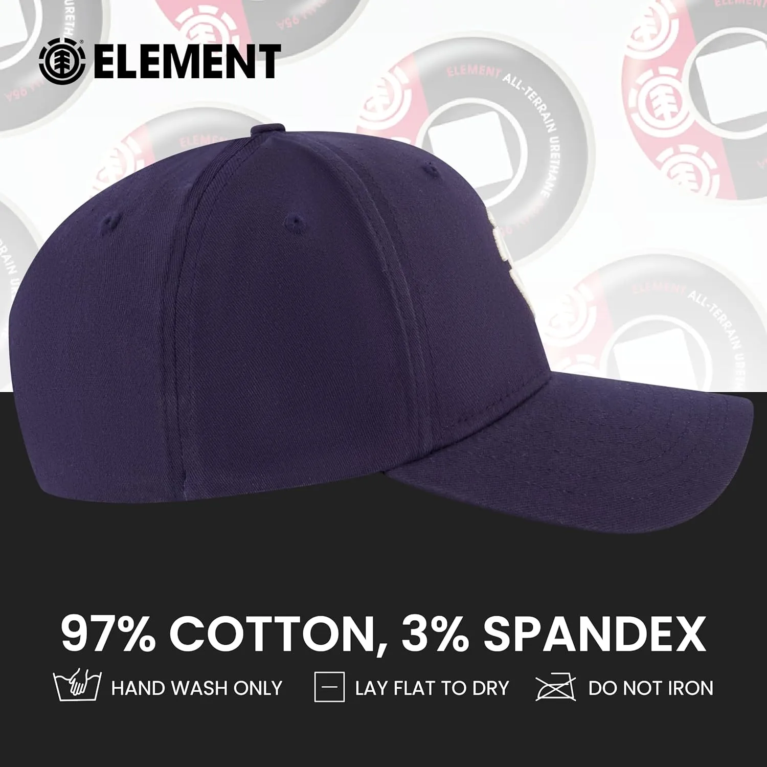 Element Baseball Hat, Adult Flex Fit Active Sport Cap with Curved Brim
