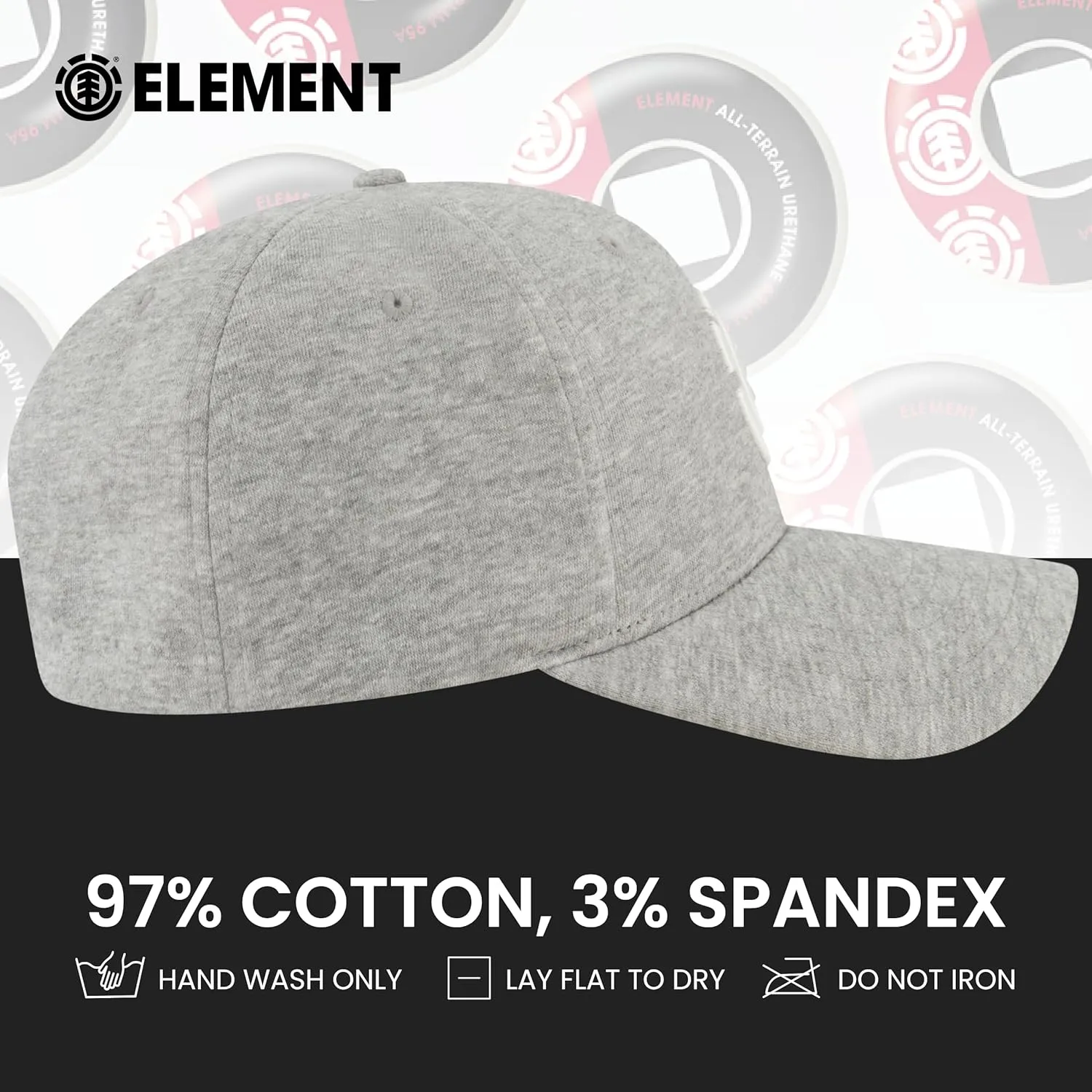 Element Baseball Hat, Adult Flex Fit Active Sport Cap with Curved Brim
