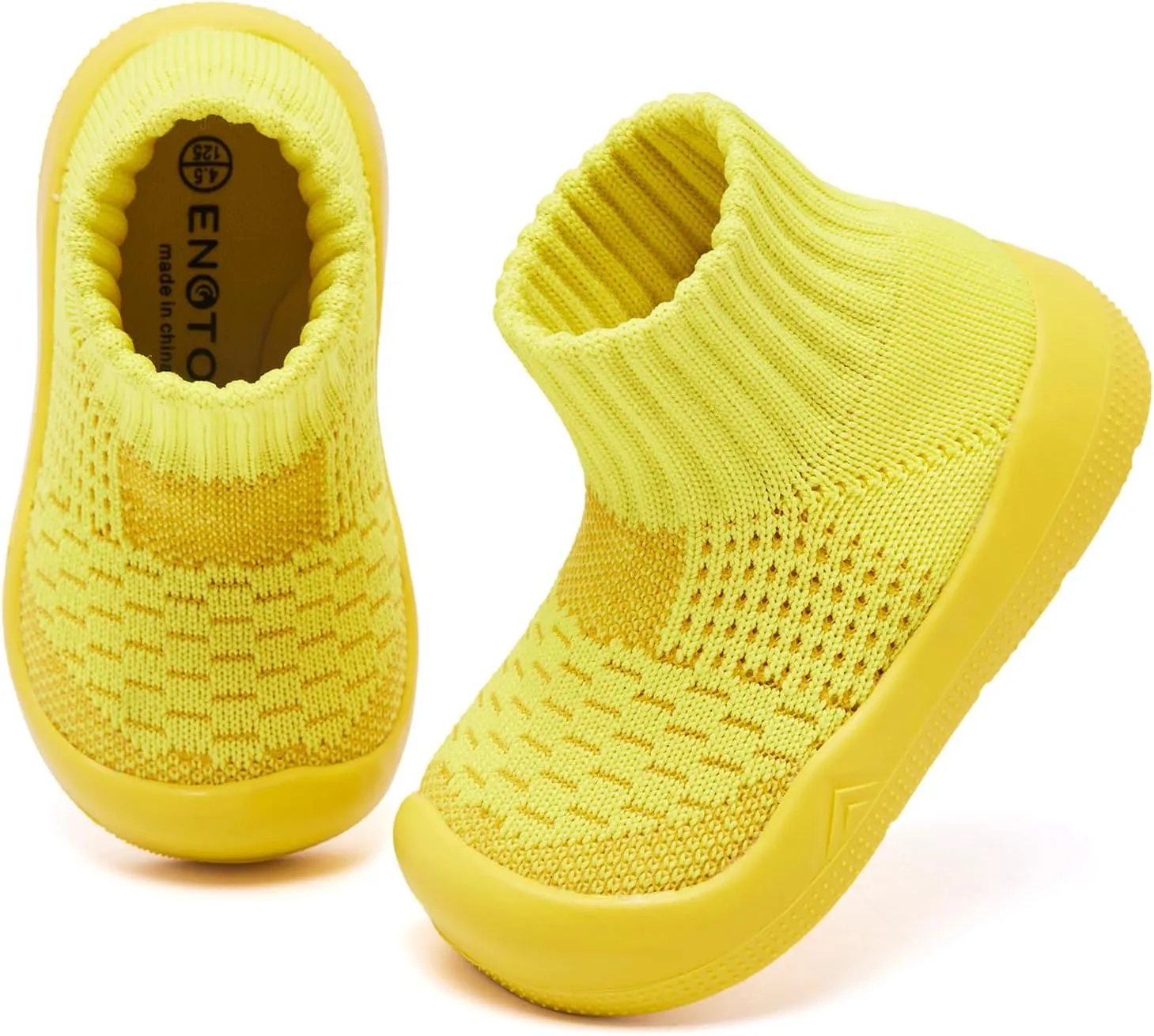 Engtoy Baby Sock Shoes Baby Walking Shoes Infant Non-Slip Breathable Slippers with Soft Rubber Sole Baby Boys Girls Slip On Sneakers