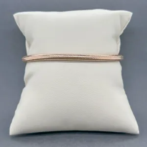Estate 14K R Gold Silicone Bracelet