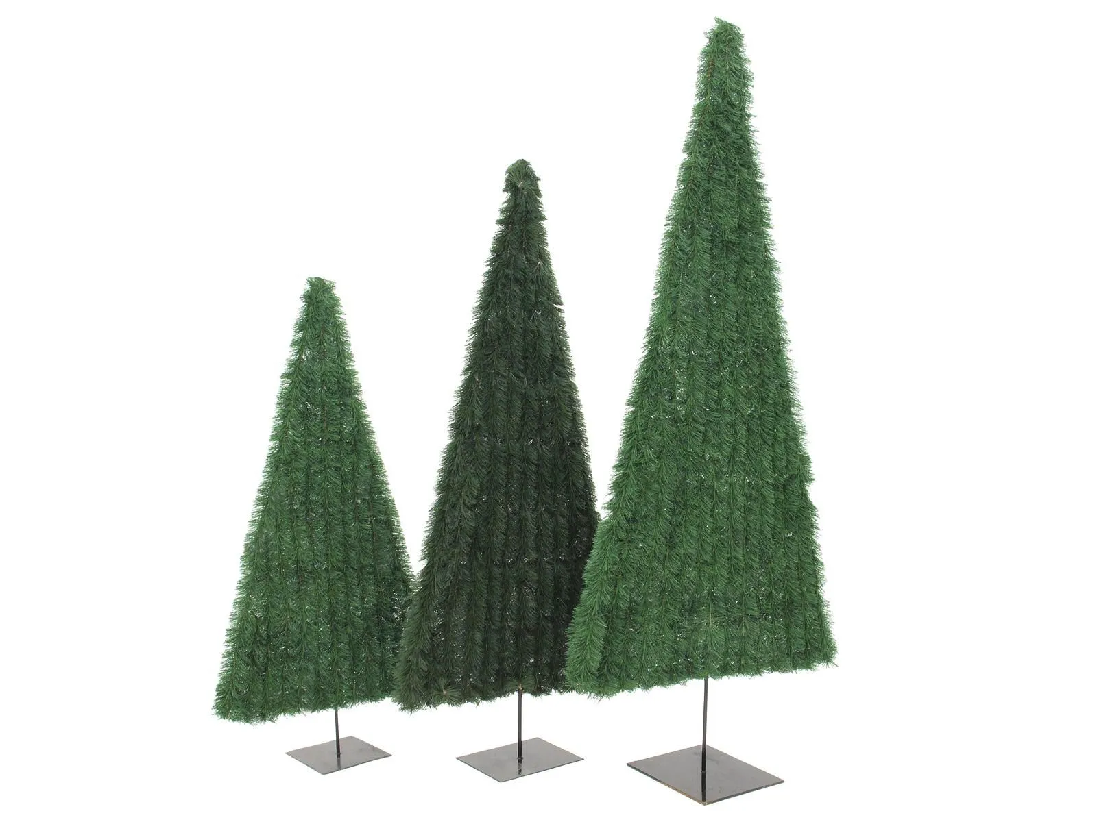 EUROPALMS Fir tree, flat, light green, 150cm