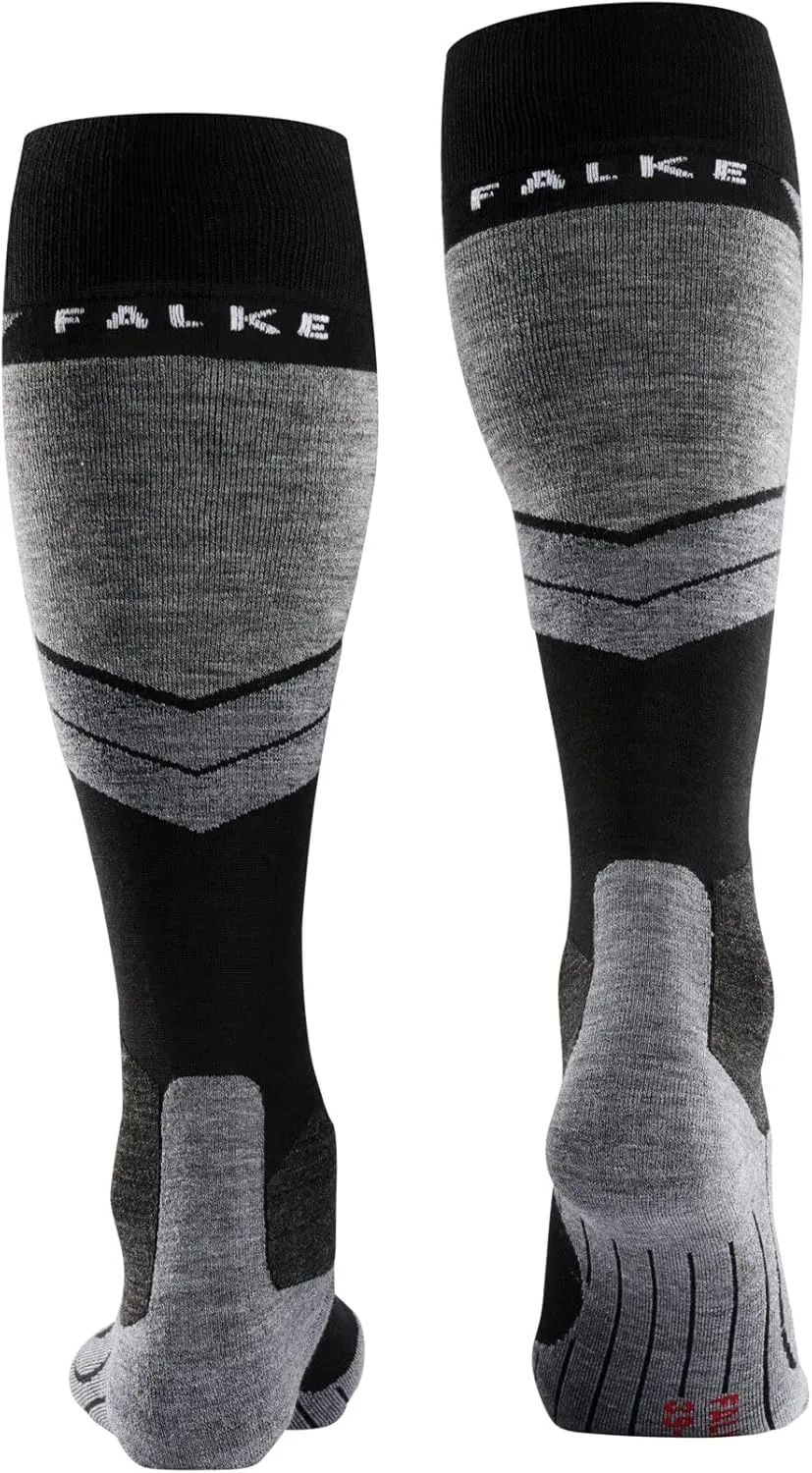 FALKE Men's SK4 Advanced Ski Socks, Light Cushion, Quick Dry Merino Wool, 1 Pair