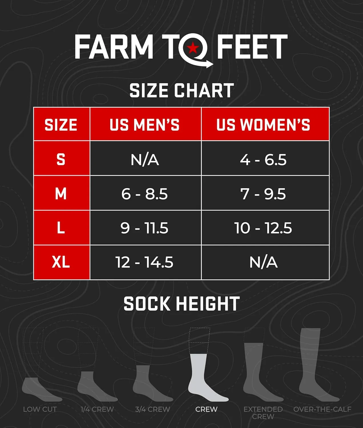 Farm to Feet Ashland Everyday Light Cushion Merino Wool Crew Socks