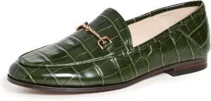 Fashion Almond Reliable Heel Emerald Sam Deep Loraine Exclusive offerings Edelman Slip Loafers Stacked Toe On
