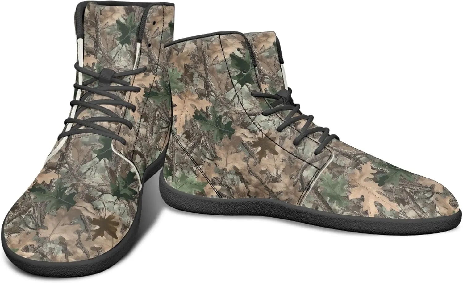 Fashion Print Womens Mens High Top Barefoot Sneakers Flat Shoes