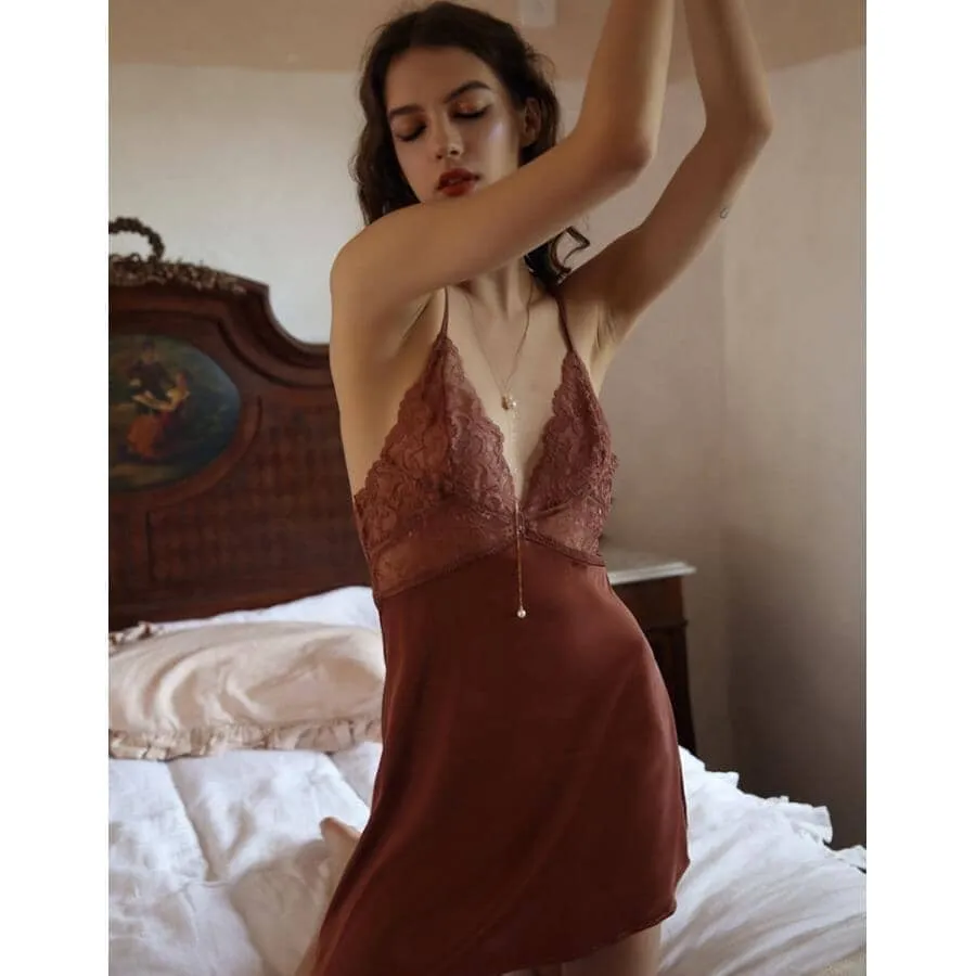 Fauna satin slip