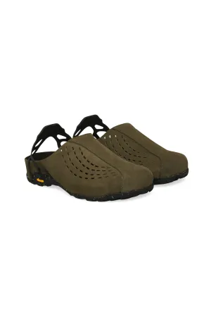 Fedaia Sandal Slide Olive Black
