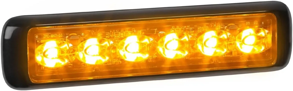Federal Signal MPS600U-AA Amber/Amber MicroPulse 6-LED Light Head (Ultra)