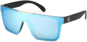 FEISEDY Men Sunglasses Polarized Oversized Square Flat Top Cycling Running Fishing Golf Hiking Sports B2990
