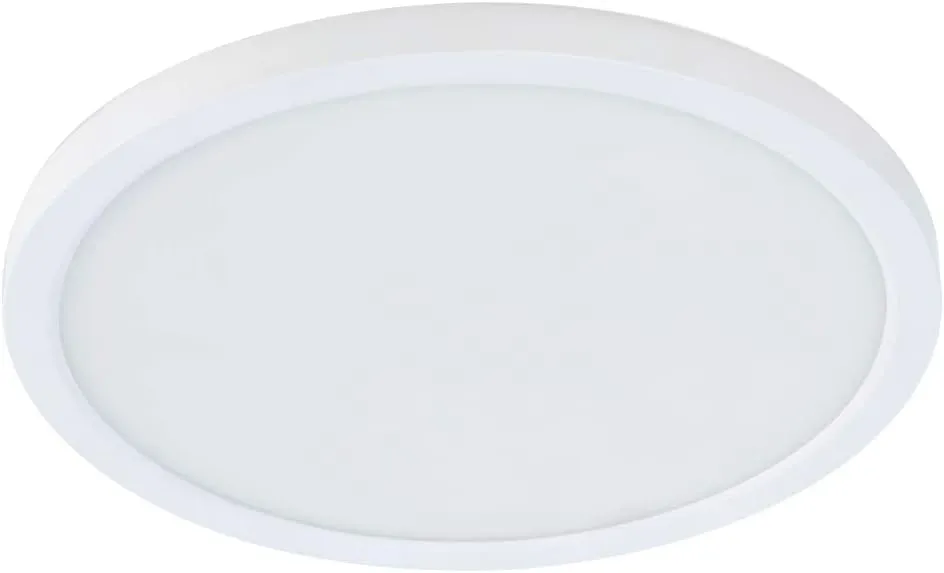 Feit Electric 74202/CA Round, Edge-Lit, Color Selectable 3 in 1 (Soft Bright White/Daylight) for Home, Office, Commercial LED Recessed Ceiling Flat Panel Light, 4 inch Diameter, 3000K/4000K/5000K