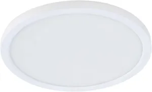 Feit Electric 74202/CA Round, Edge-Lit, Color Selectable 3 in 1 (Soft Bright White/Daylight) for Home, Office, Commercial LED Recessed Ceiling Flat Panel Light, 4 inch Diameter, 3000K/4000K/5000K