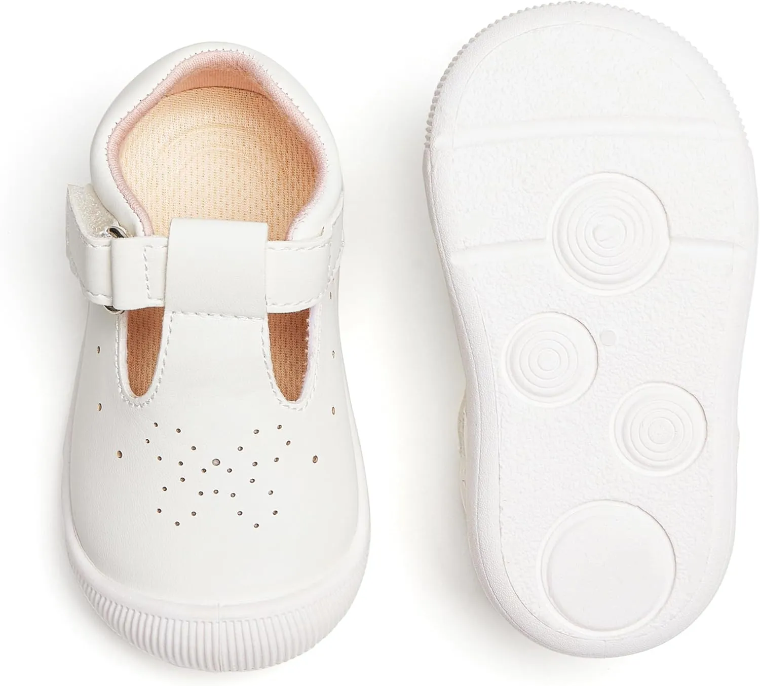 Felix & Flora Soft Sole Baby Dress Shoes - Infant Baby Walking Shoes Moccasinss Rubber Sole Crib Shoes