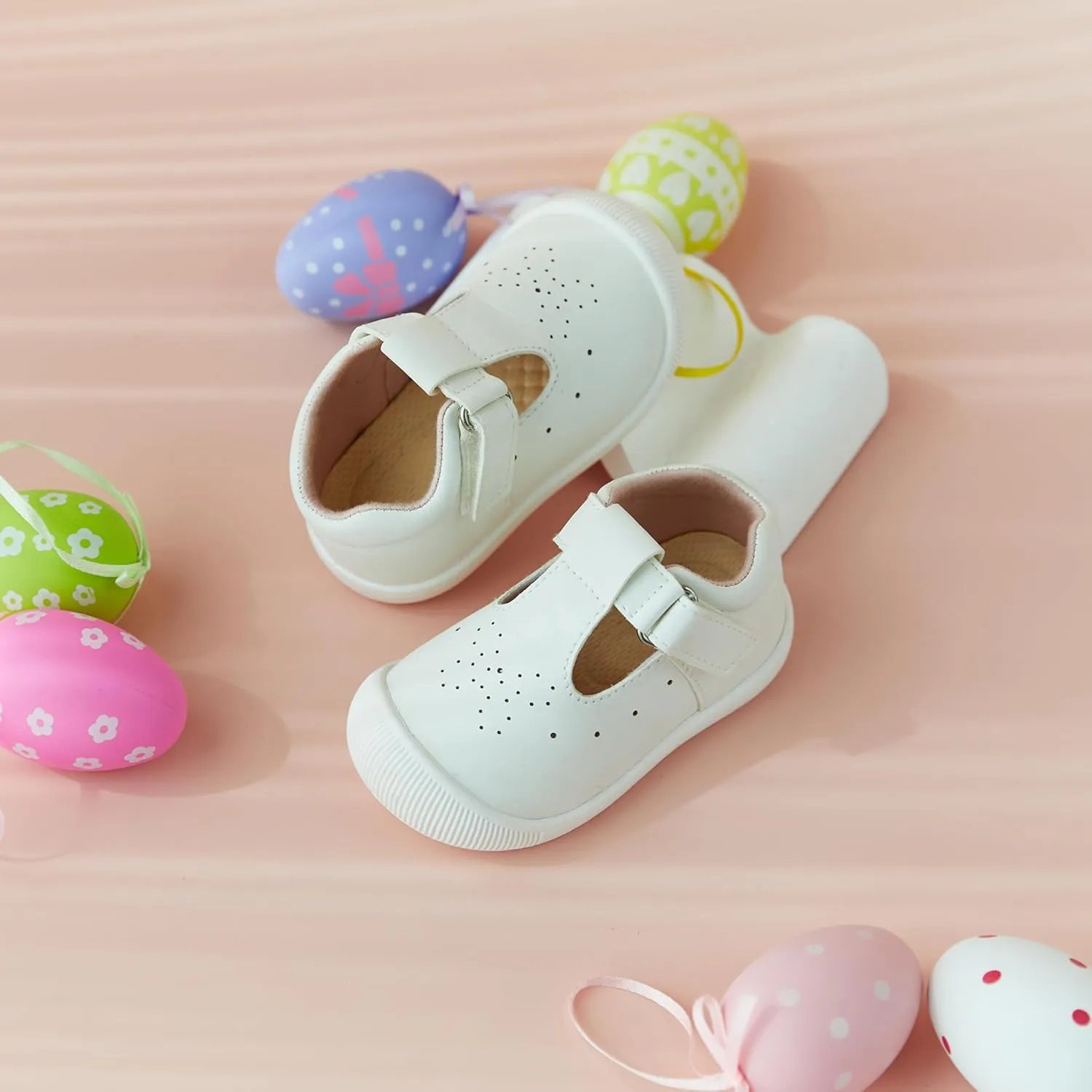 Felix & Flora Soft Sole Baby Dress Shoes - Infant Baby Walking Shoes Moccasinss Rubber Sole Crib Shoes