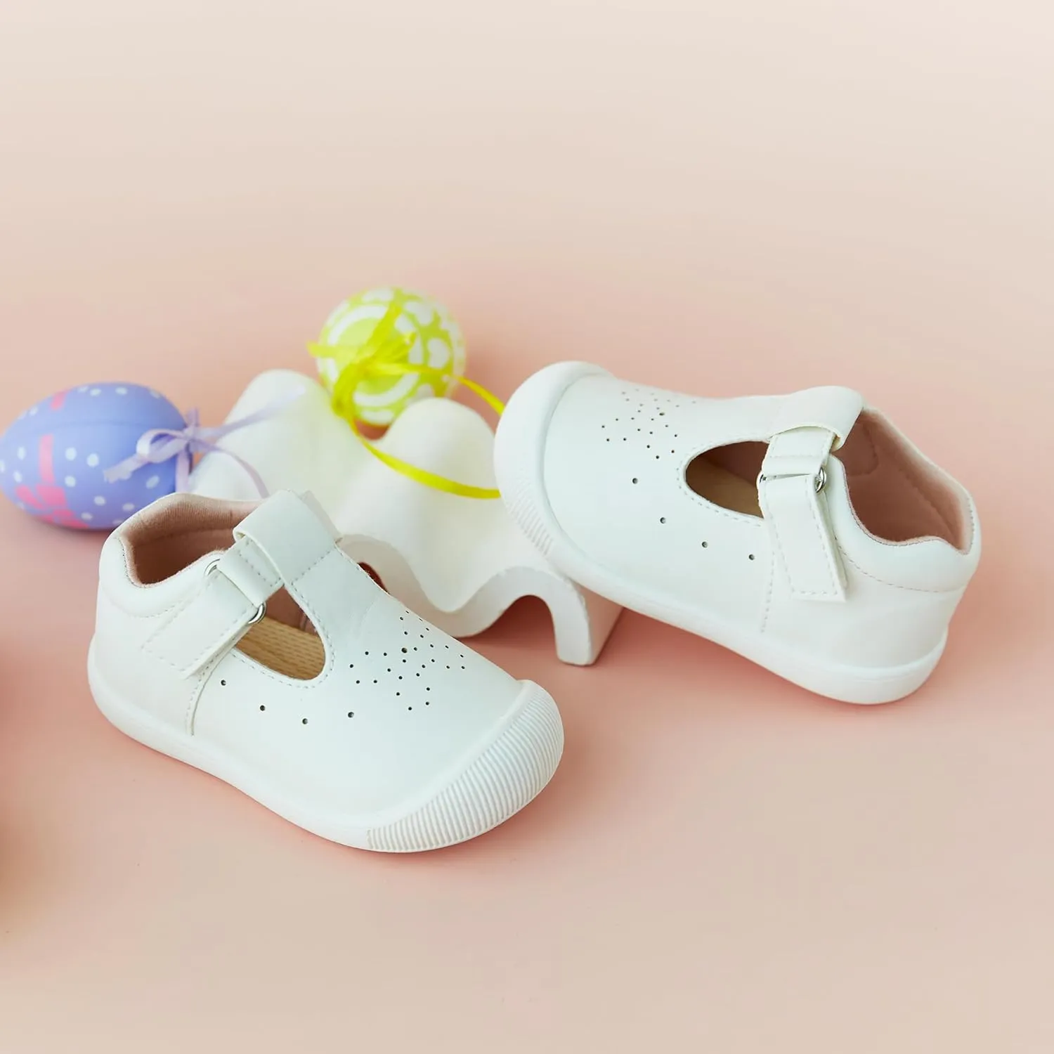 Felix & Flora Soft Sole Baby Dress Shoes - Infant Baby Walking Shoes Moccasinss Rubber Sole Crib Shoes