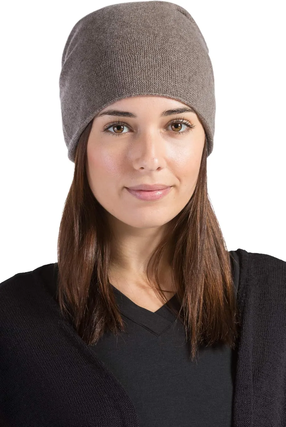 Fishers Finery Women's 100% Pure Cashmere Slouchy Beanie