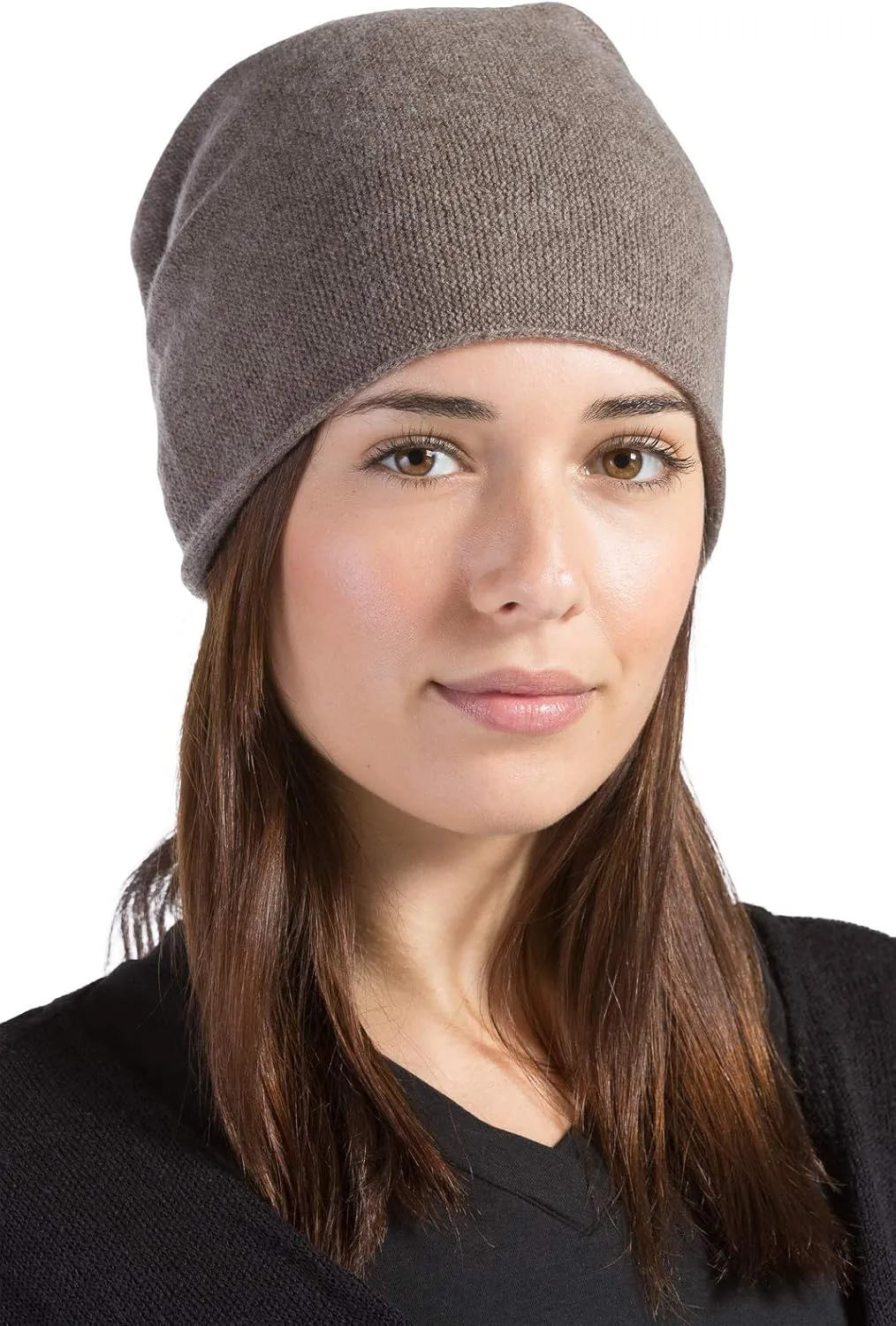 Fishers Finery Women's 100% Pure Cashmere Slouchy Beanie