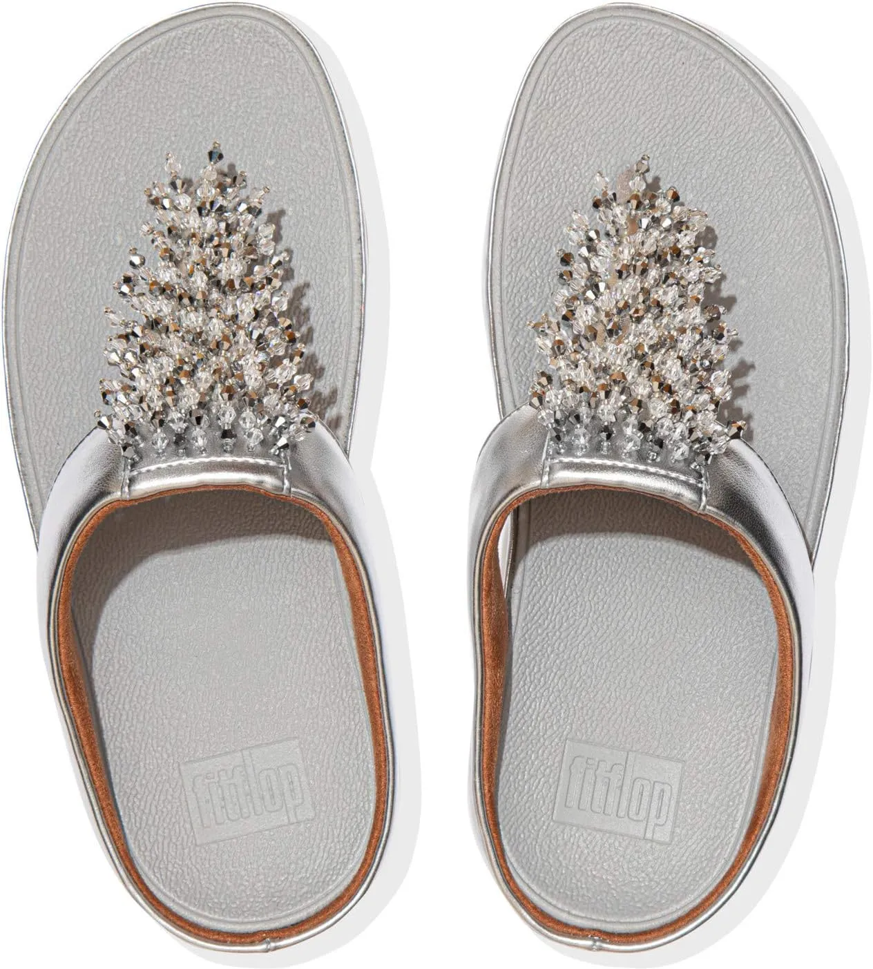 FitFlop Women's Rumba Beaded Toe-Post Sandals