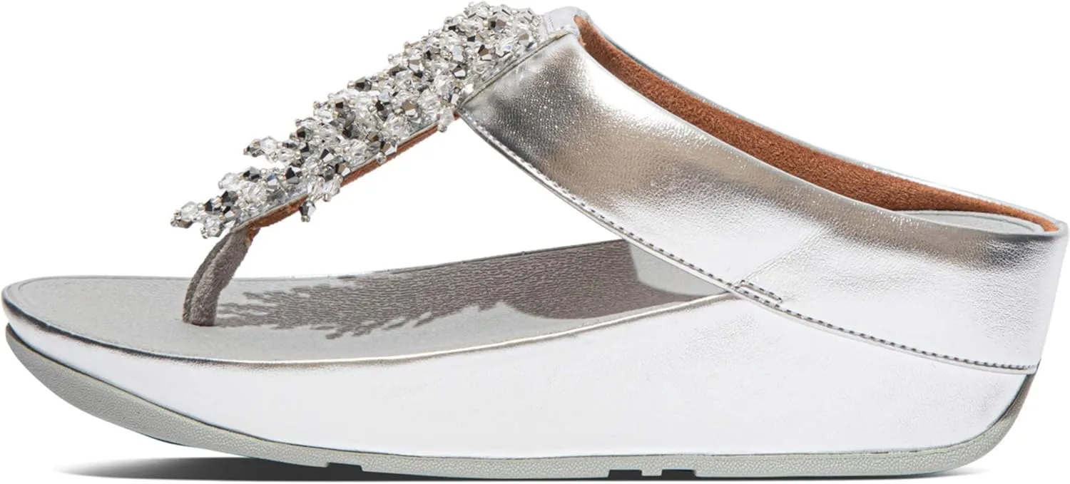 FitFlop Women's Rumba Beaded Toe-Post Sandals