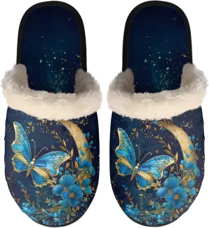 Flashideas House Slippers for Woman Fuzzy Keep Warm for Winter Indoor Soft Cushion Non-slip Fluffy Slides Slippers