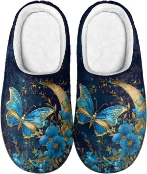 Flashideas Slippers for Women Men Soft Fluffy Warm Home Non-Slip Couple Style Casual Slippers