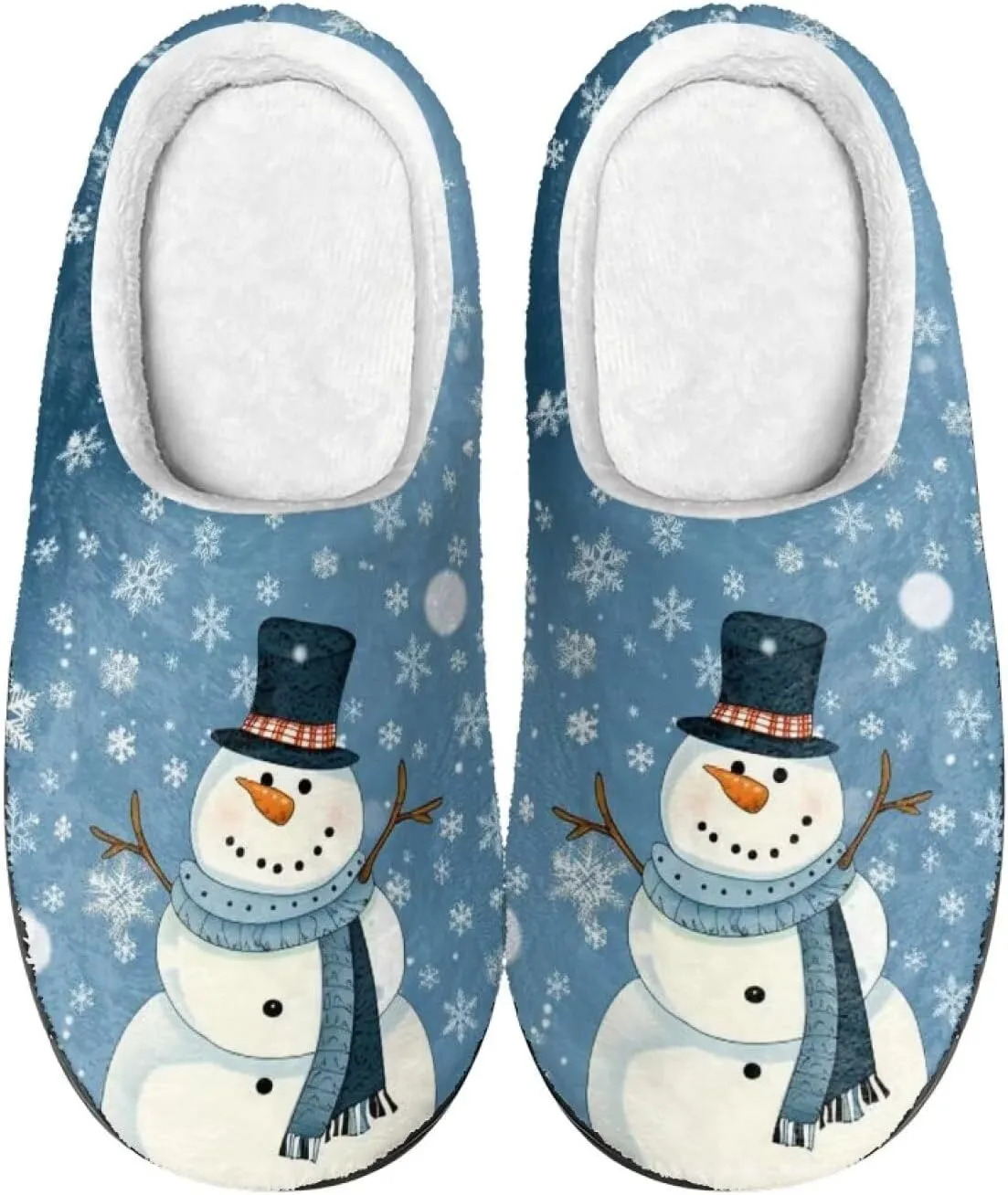 Flashideas Slippers for Women Men Soft Fluffy Warm Home Non-Slip Couple Style Casual Slippers