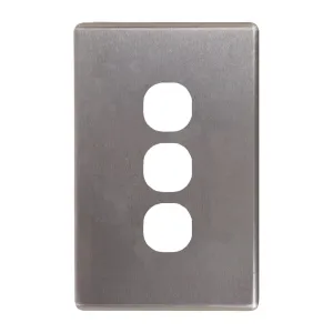 Flat Cat Switch Plate Vertical (3 Gang)