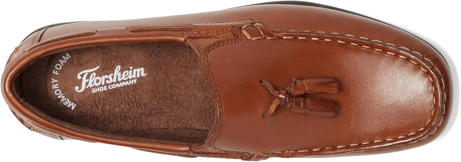 Florsheim Boy's Jasper Jr Moc Toe Drop Tassel (Toddler/Little Big Kid) Loafer