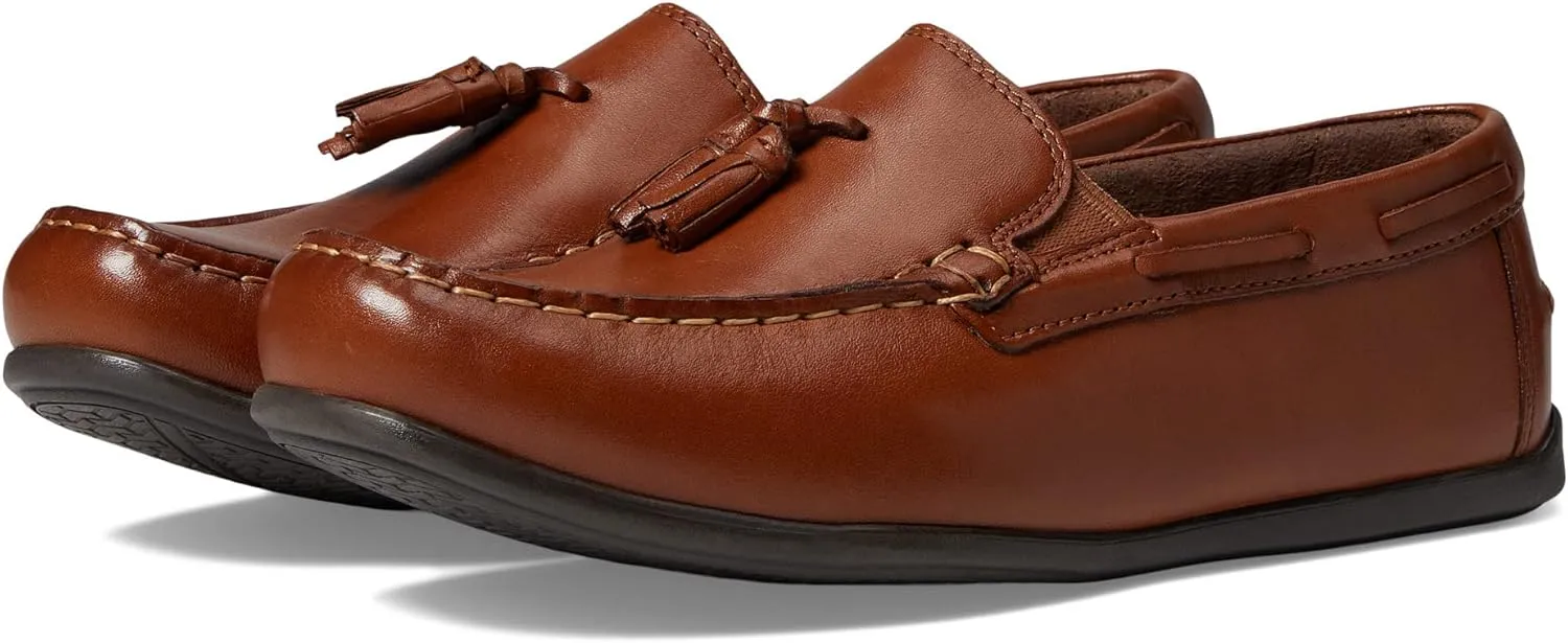 Florsheim Boy's Jasper Jr Moc Toe Drop Tassel (Toddler/Little Big Kid) Loafer