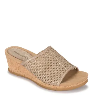 Flossey Wedge Slide Sandal