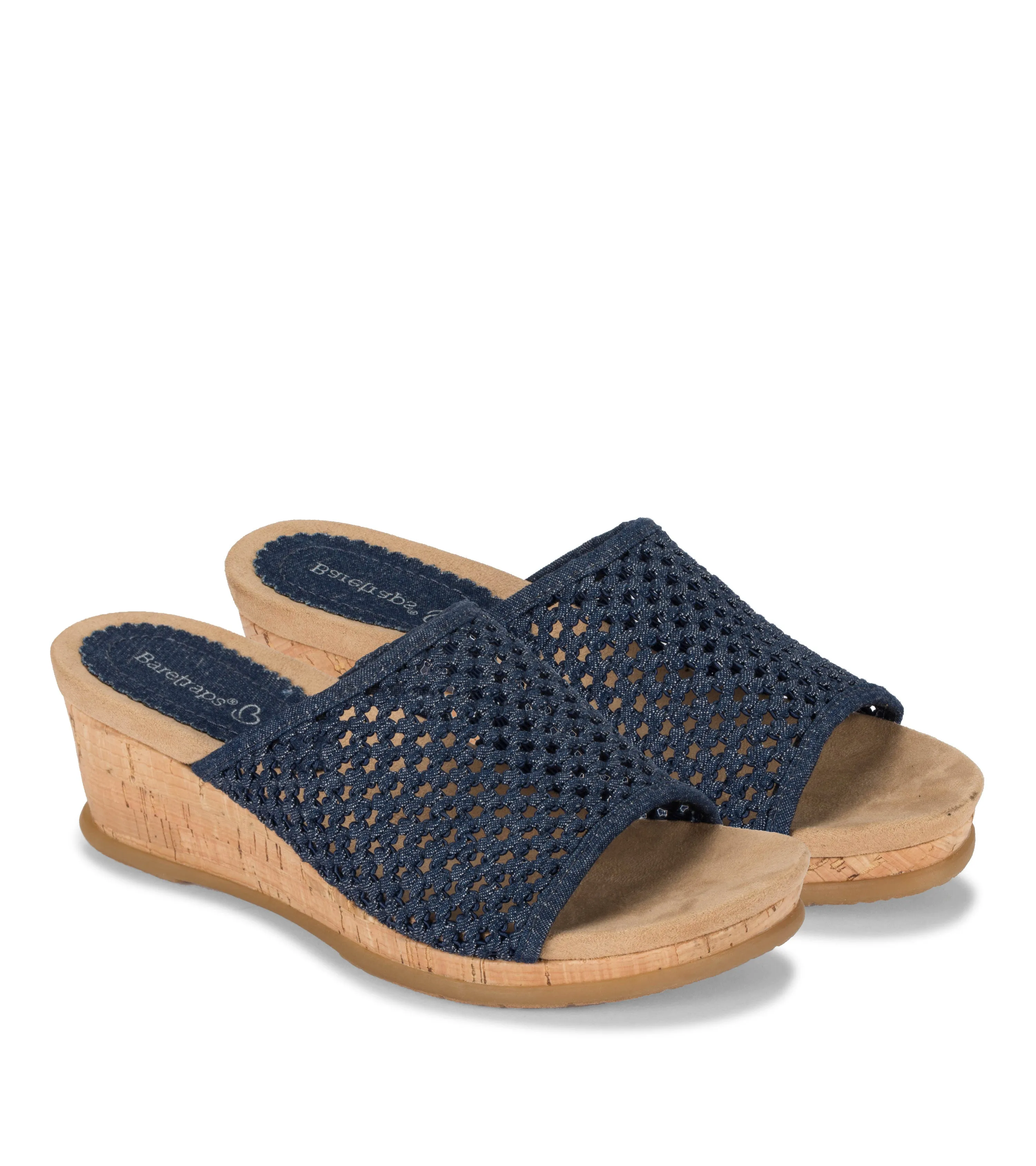 Flossey Wedge Slide Sandal