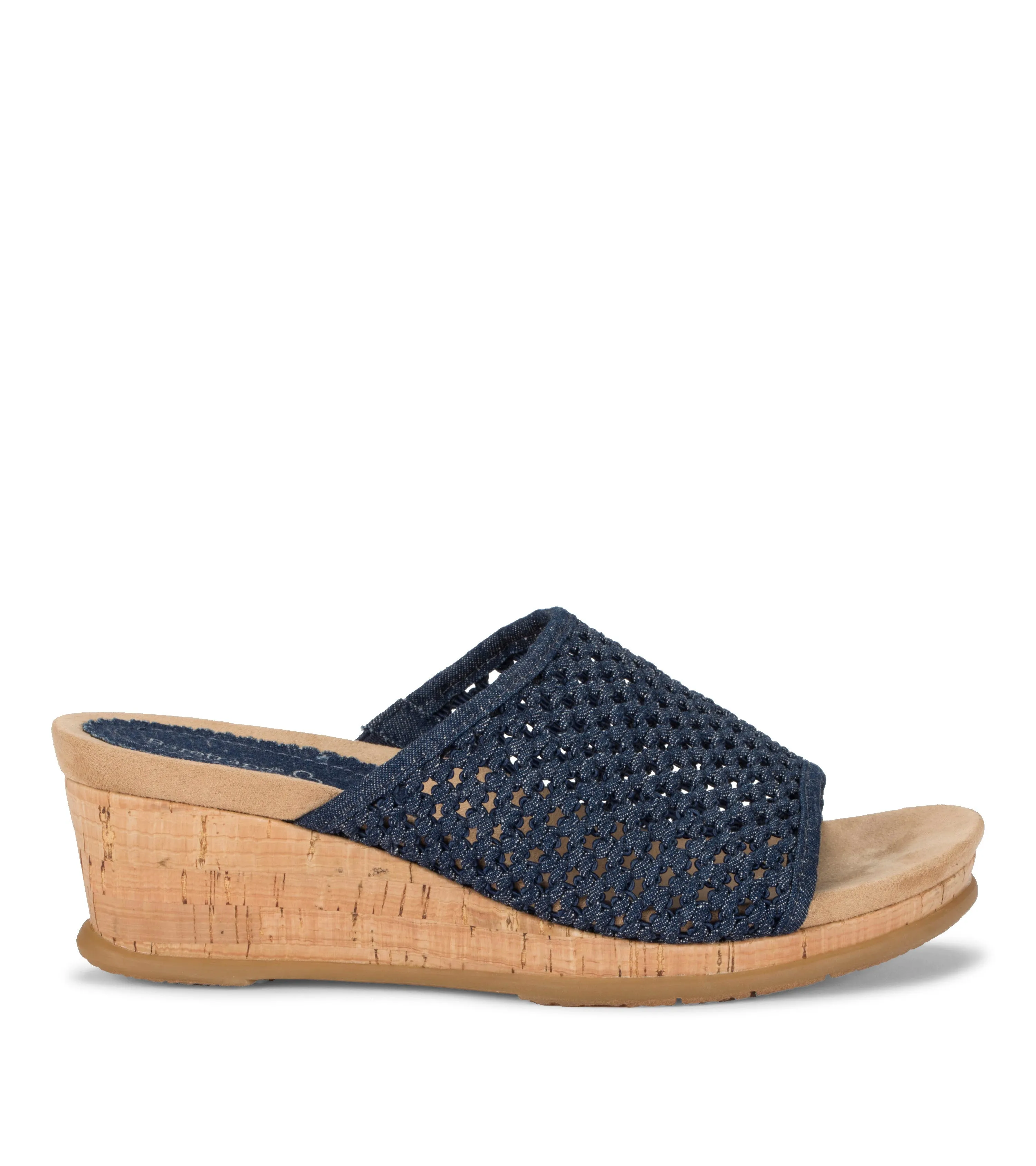 Flossey Wedge Slide Sandal