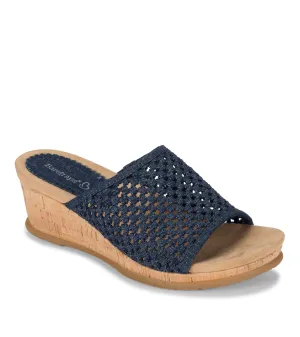 Flossey Wedge Slide Sandal