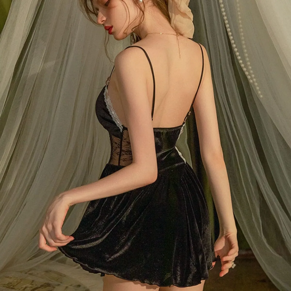 Flynn velvet slip