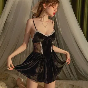 Flynn velvet slip