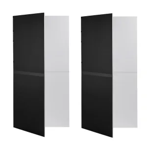 Foldable V-Flat - Black/White (original) - Set of 2
