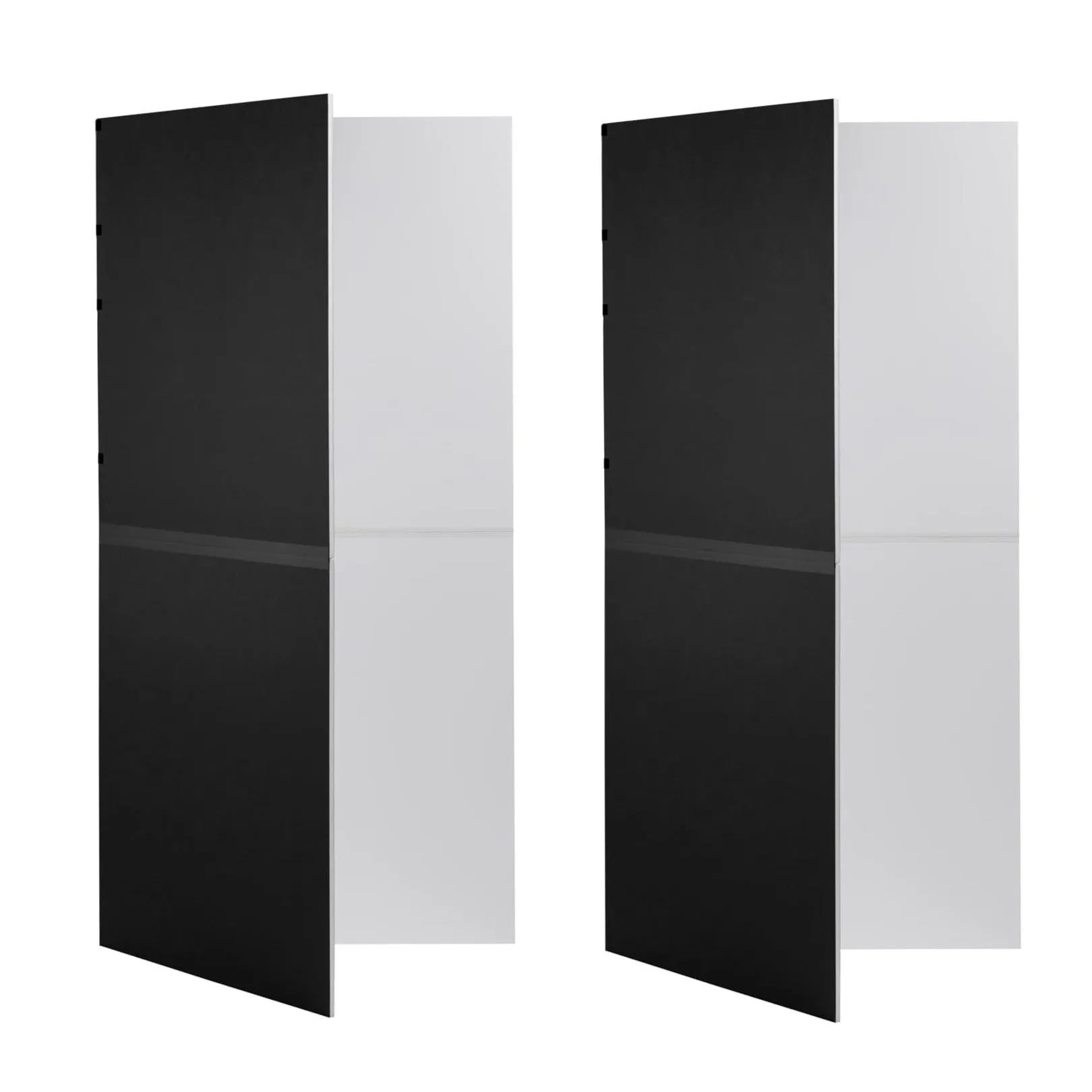Foldable V-Flat - Black/White (original) - Set of 2