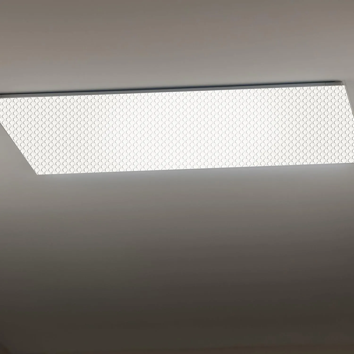 Frienda 4 Pcs Fluorescent Light Covers Replacement Flat Clear Prismatic Acrylic Ceiling Light Cover Panels(22.5" x 46.5" x 0.12")