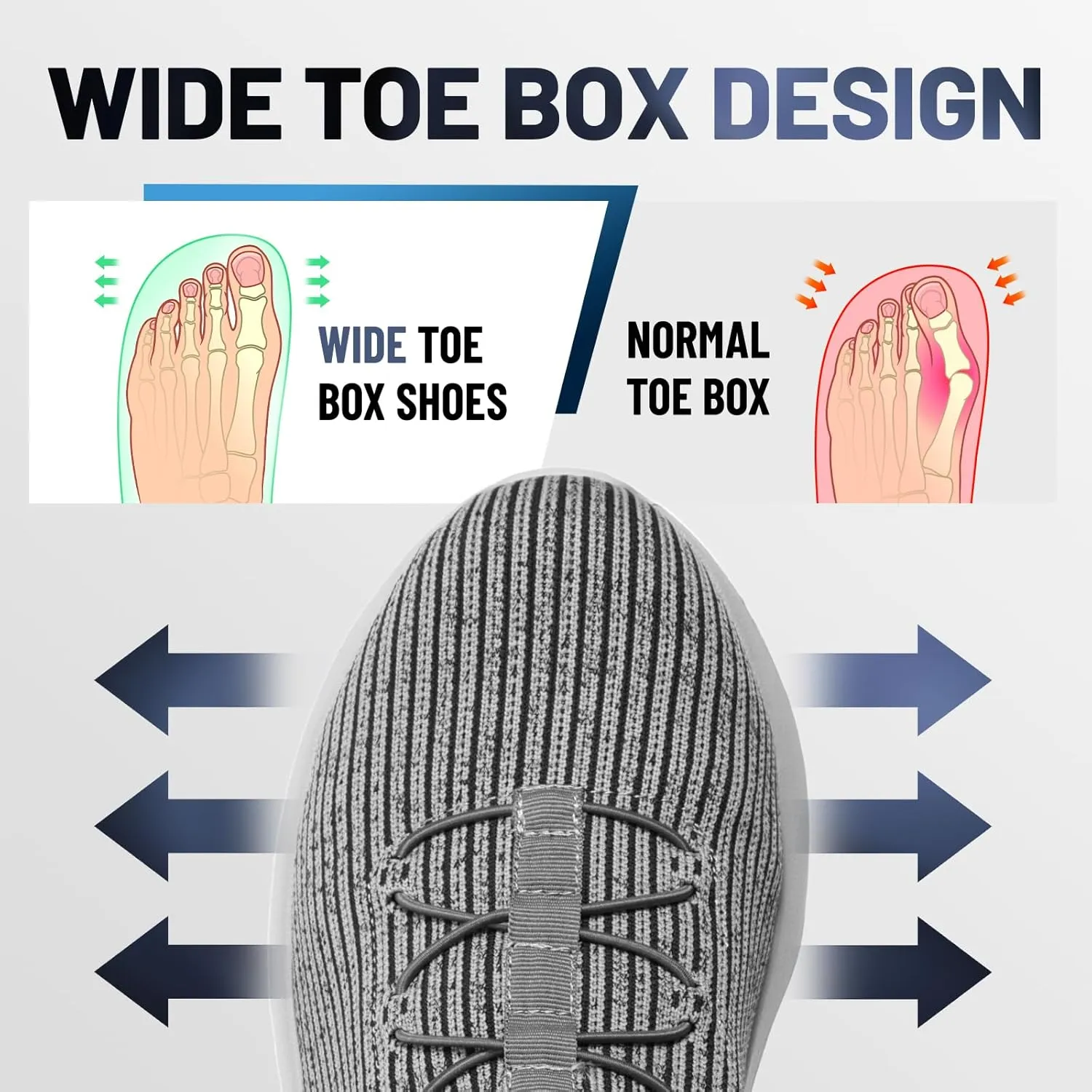 Furuian Slip on Steel Toe Sneakers for Men Women Wide Comfortable Lightweight Work Shoes Indestructible Steel Toe Safety Shoes for Men