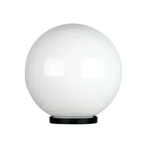 GALACTIC 300mm Traditional Exterior Opal Sphere Garden Light - IP44