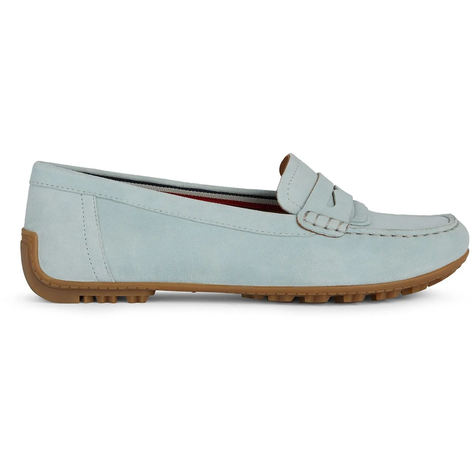 Geox Women's D Kosmopolis Moccasins in Light Blue