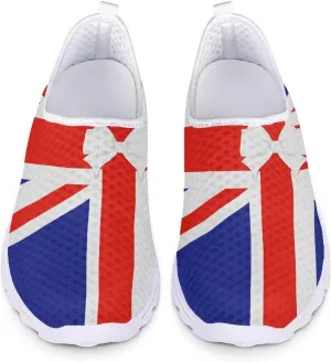 GIFTPUZZ Women Men Casual Non Slip Comfort Walking Shoes Soft Lightweight Slip On Sneakers