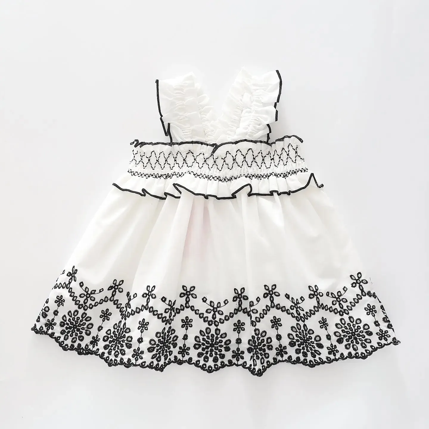 Girls White Summer Top