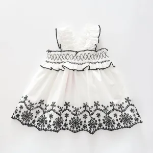 Girls White Summer Top