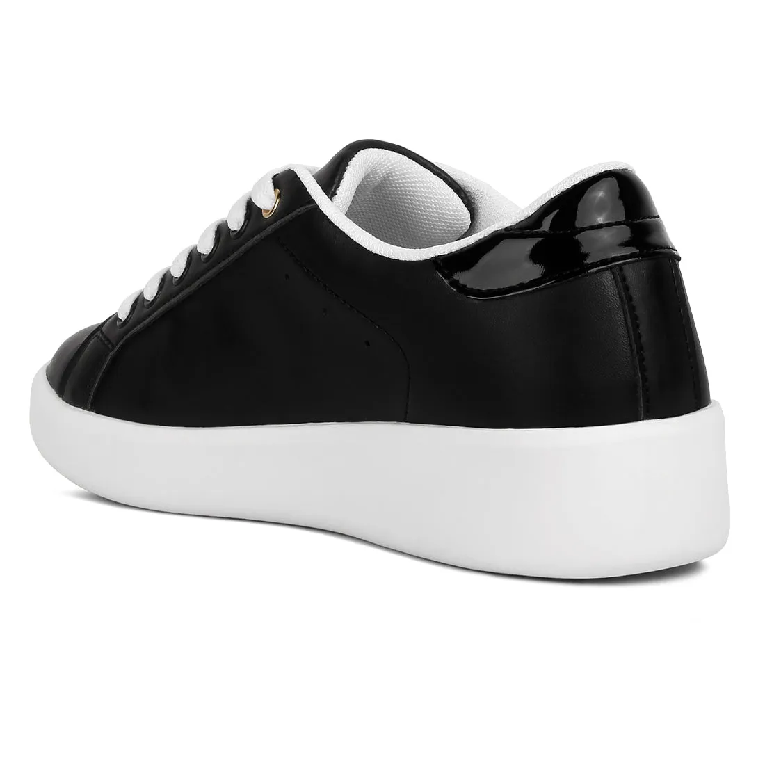 Glitter Star Applique Detail Sneakers