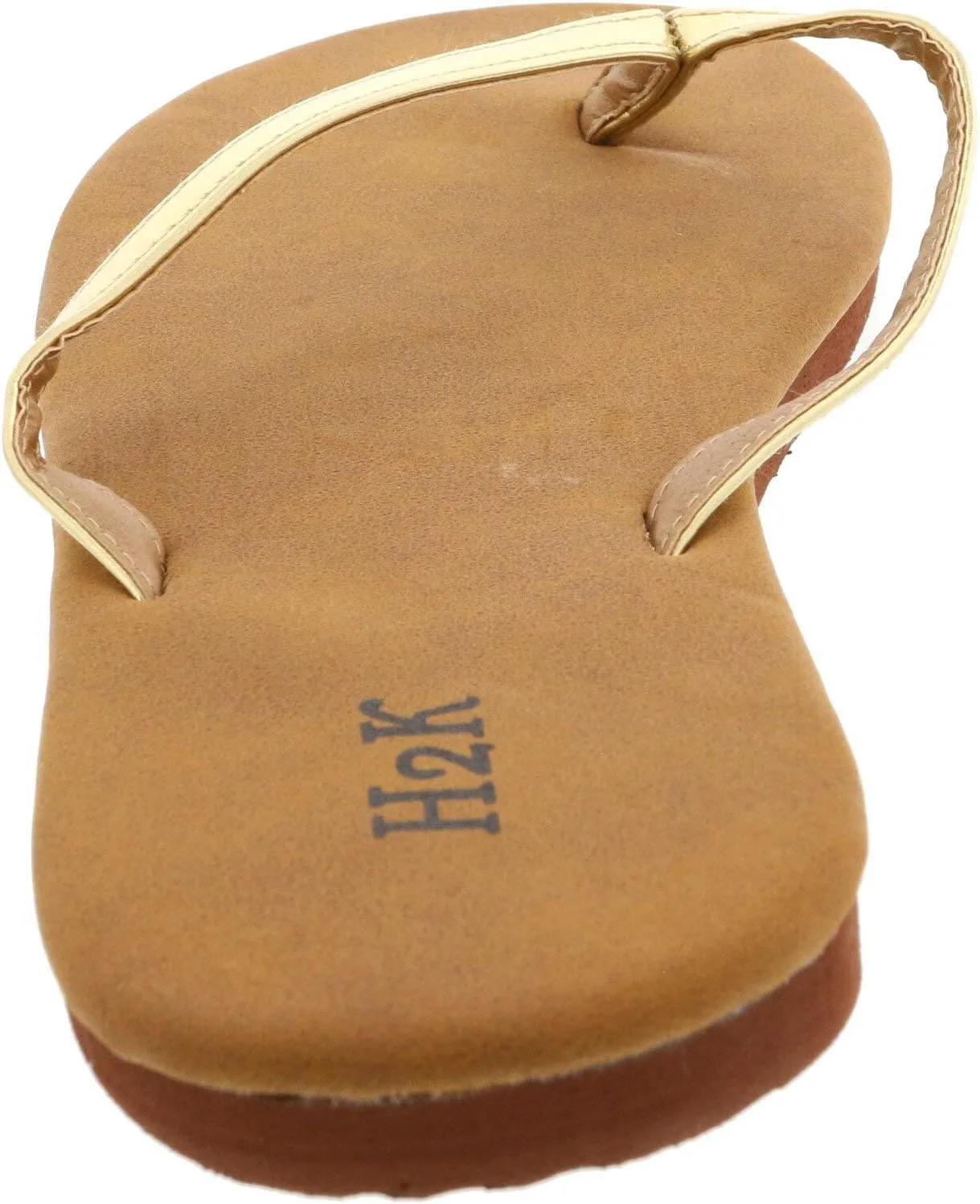 H2K Women's Classic Lightweight Comfort Flat Thong Flip Flop Sandals